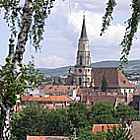 červenec 2004 - Kostel svatého Michala na Piaţa Unirii (Náměstí Sjednocení)