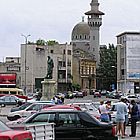 červenec 2004 - Mešita Mahmudiye a socha Ovidia na Piaţa Ovidiu (Ovidiovo náměstí)
