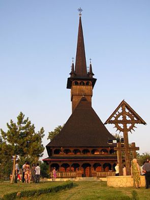 červenec 2004 - Kostel u jezera Tăbăcăriei